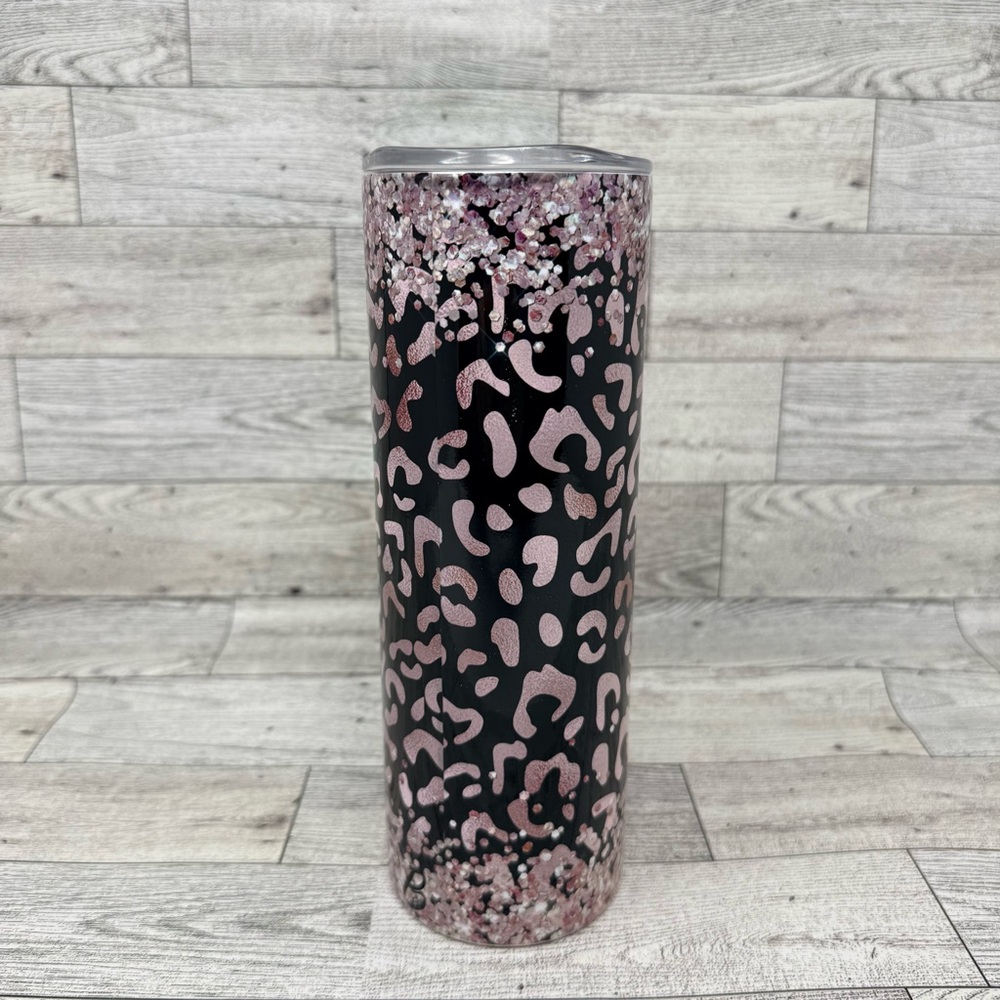 NEW- “Hot Girl Sh#!t*” 20oz Stainless Steel Tumbler Hot/Cold Drinks Leopard - Picture 3 of 6